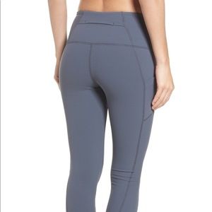 Zella Divine High Waist Rib Legging in Grey